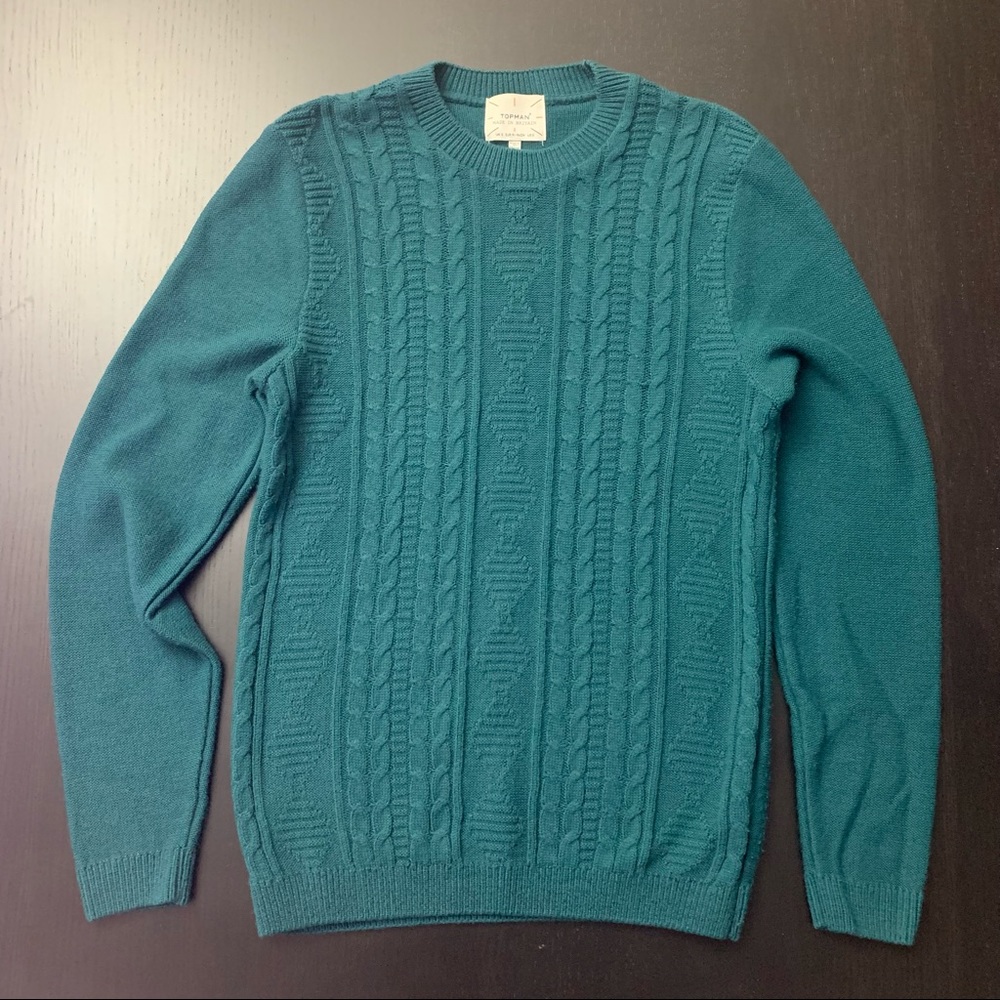 Blue TOPMAN sweater size S